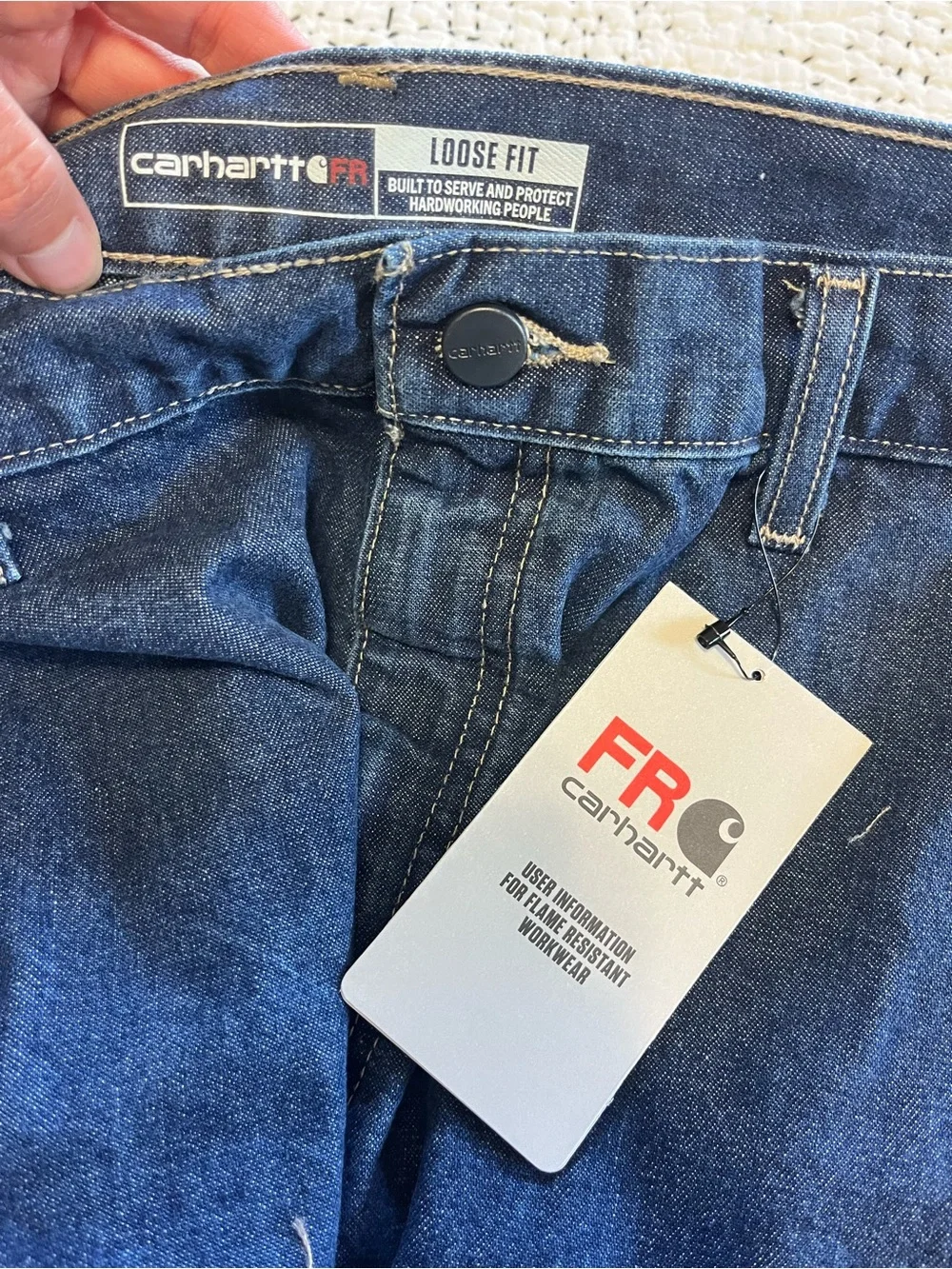 Carhartt Men’s Loose Fit Flame Resistant Utility Jeans FR Cat 2 50/34 NWT $109